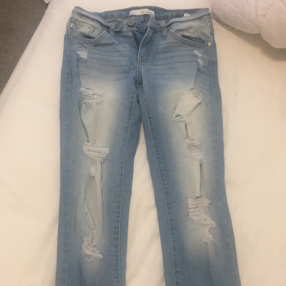 Distressed Ripped Jeans